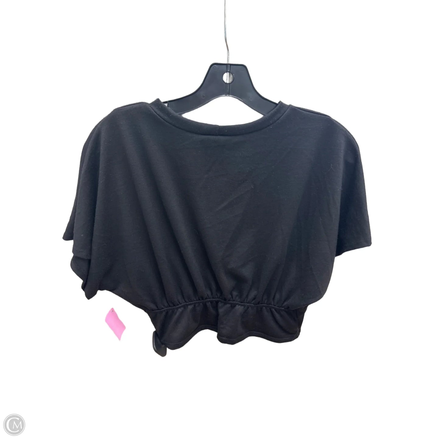 Top Short Sleeve Basic By Love J In Black, Size: M