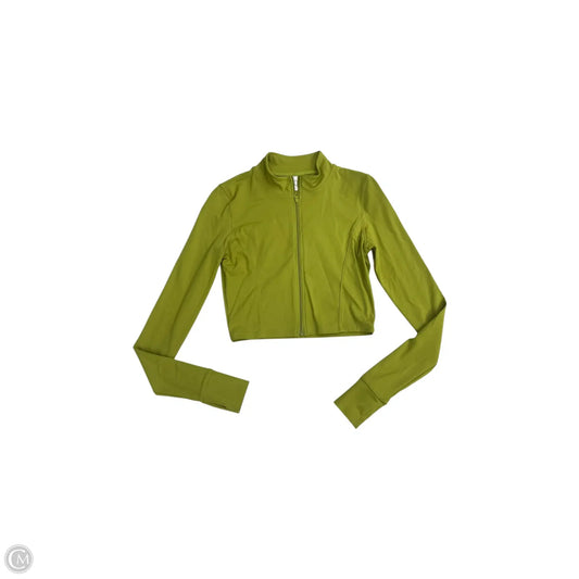 Athletic Jacket By Clothes Mentor In Green, Size: S