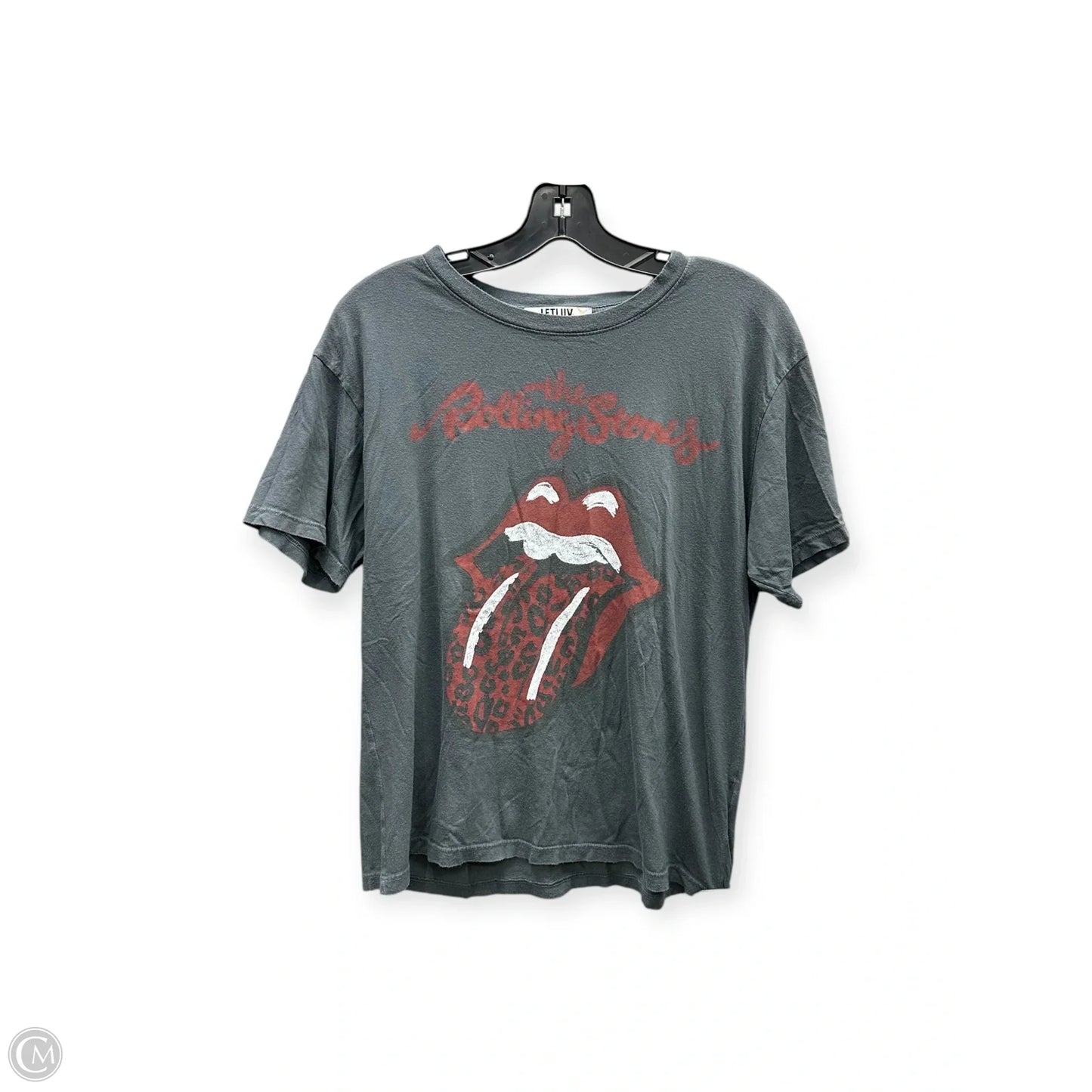 Top Short Sleeve Basic By Anthropologie In Grey, Size: Xs