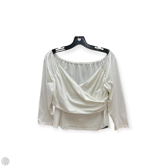Top Long Sleeve By Shein In White, Size: Xl