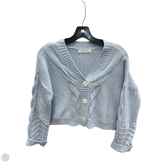 Cardigan By Clothes Mentor In Blue, Size: M