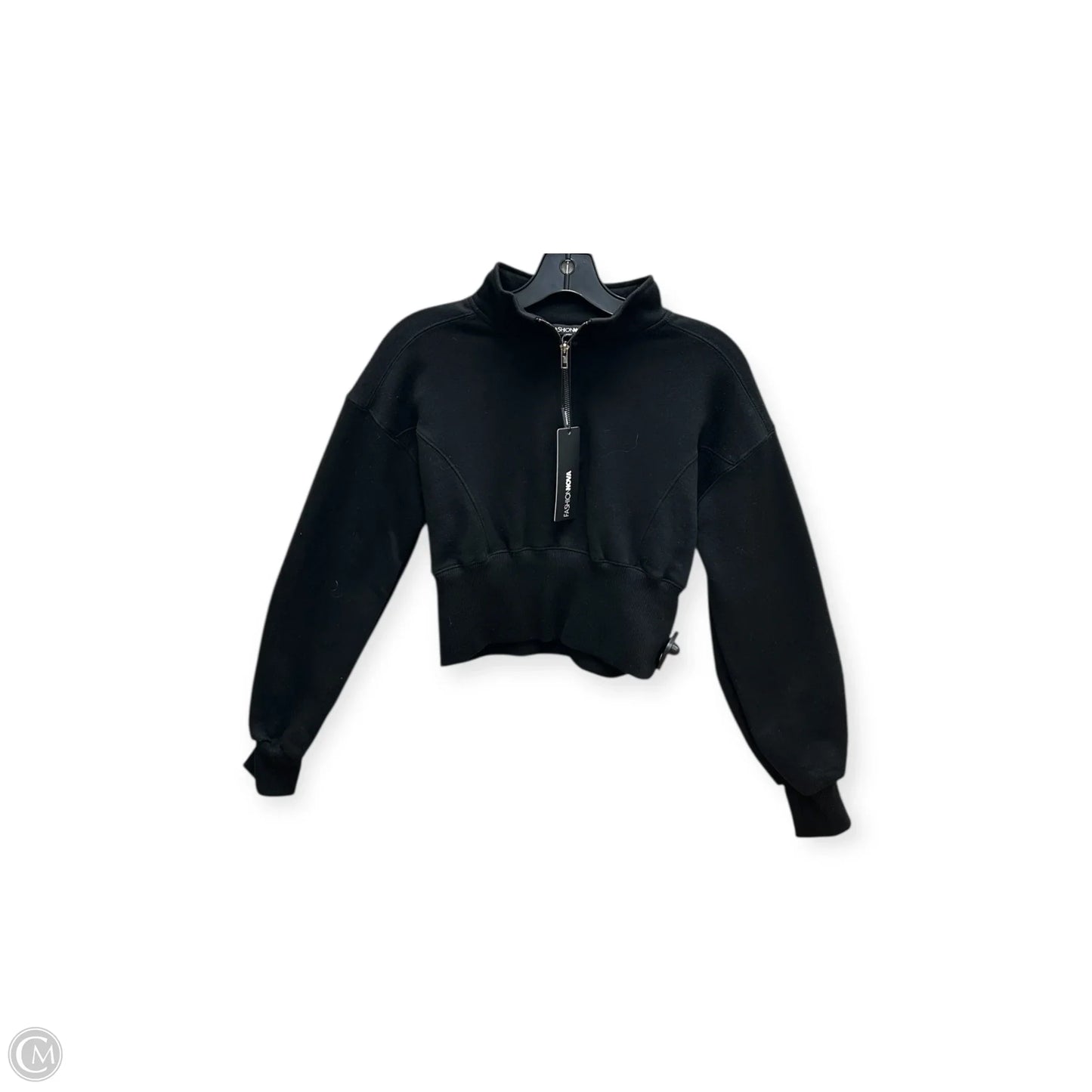 Sweatshirt Collar By Fashion Nova In Black, Size: S