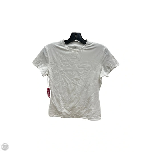 Top Short Sleeve By Clothes Mentor In White, Size: L