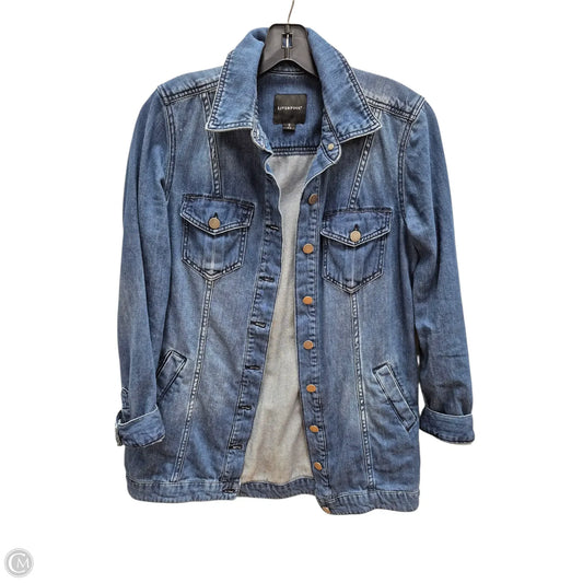 Jacket Denim By Liverpool In Blue Denim, Size: S