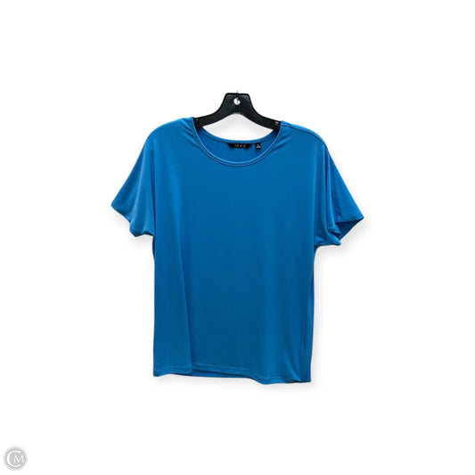 Top Short Sleeve By Clothes Mentor In Blue, Size: L