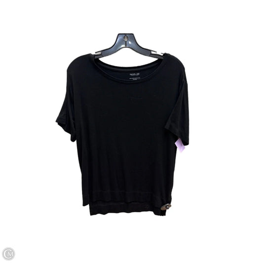 Top Short Sleeve Basic By Rachel Zoe In Black, Size: M