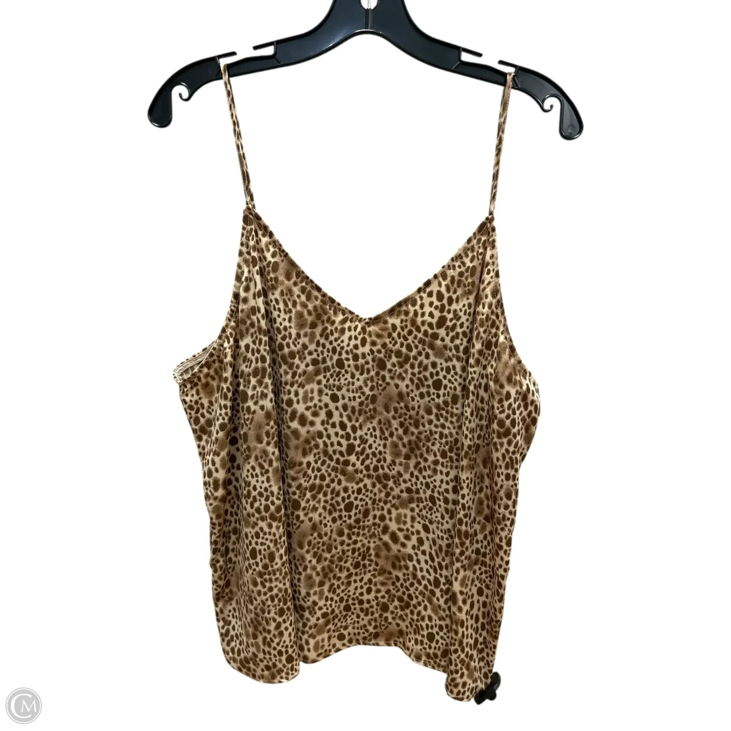 Top Sleeveless By A New Day In Brown, Size: Xxl