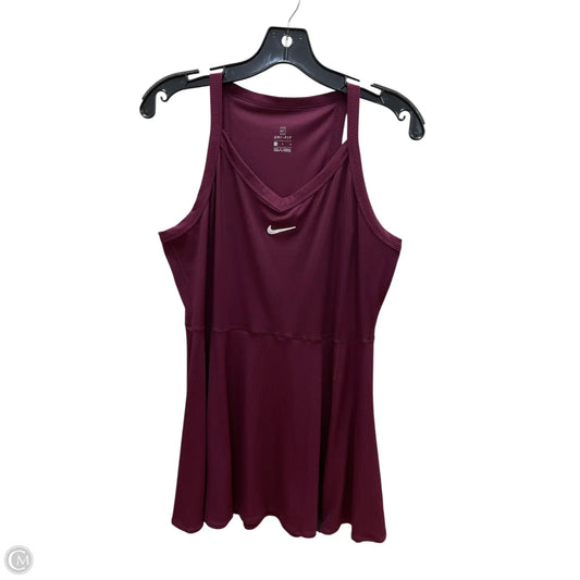 Athletic Dress By Nike Apparel In Purple, Size: L