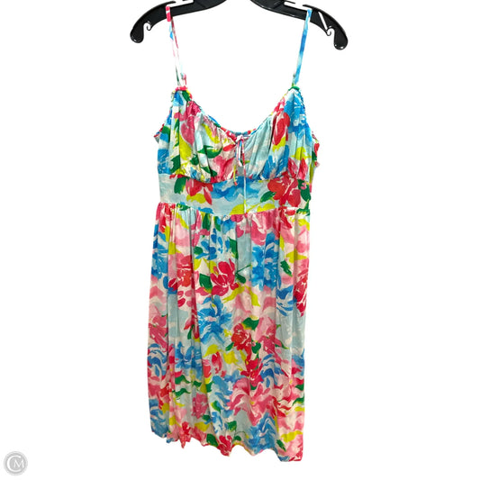 Dress Casual Maxi By Old Navy In Floral Print, Size: L