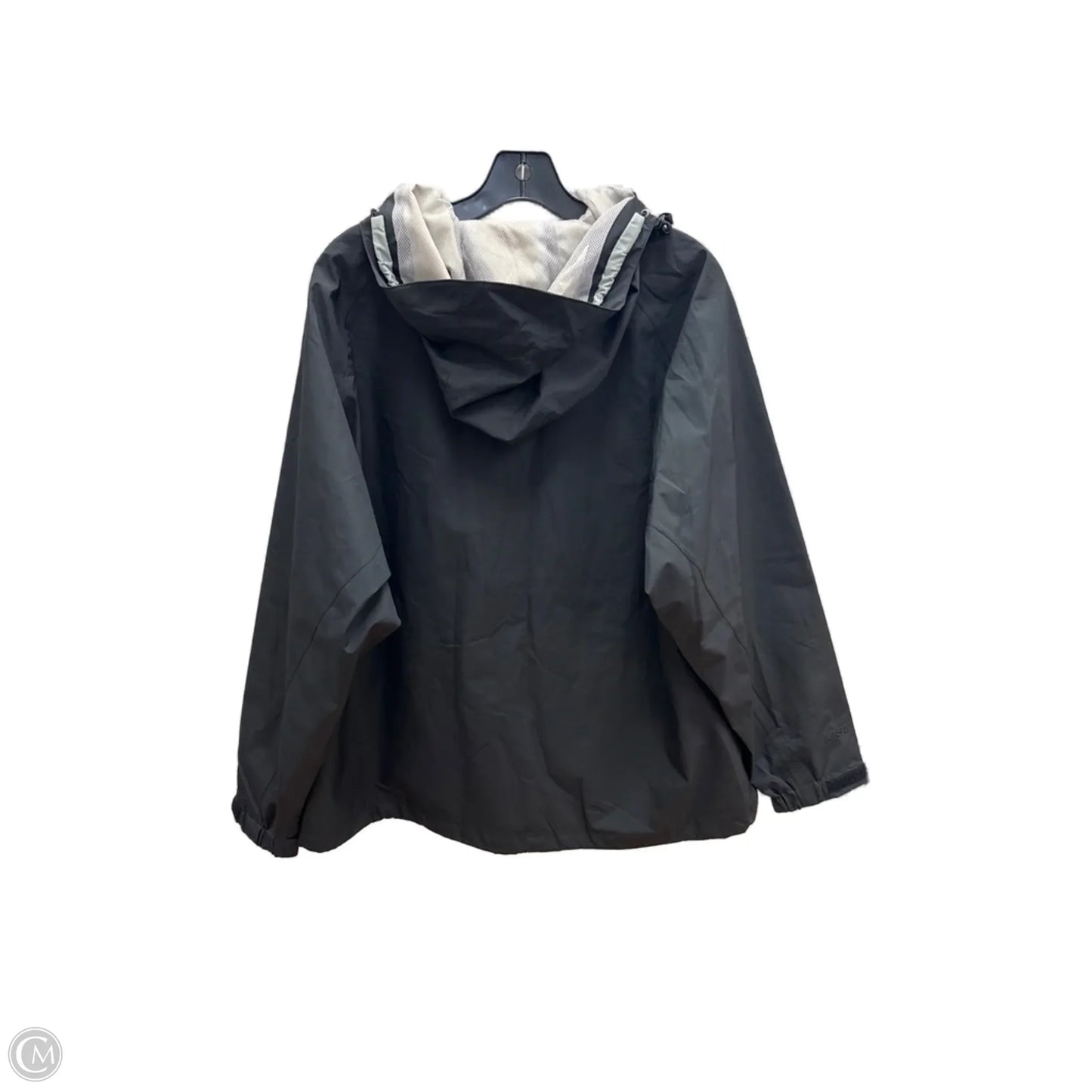 Jacket Windbreaker By Clothes Mentor In Black, Size: Xl