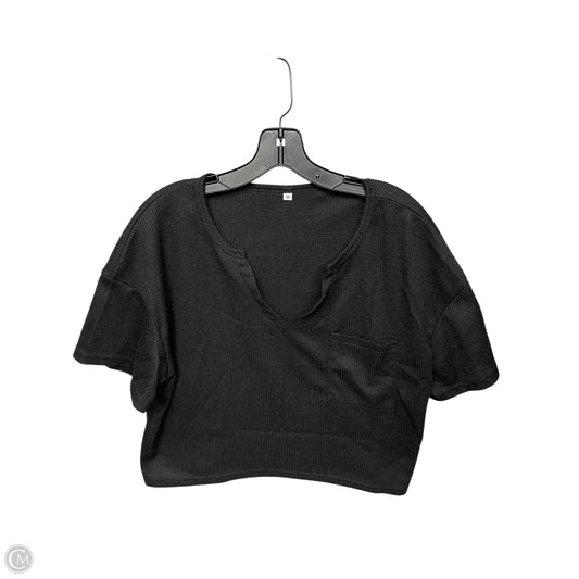 Top Short Sleeve Basic By Clothes Mentor In Black, Size: M
