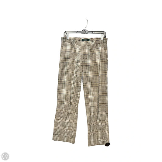 Pants Other By Lauren By Ralph Lauren In Plaid Pattern, Size: 2