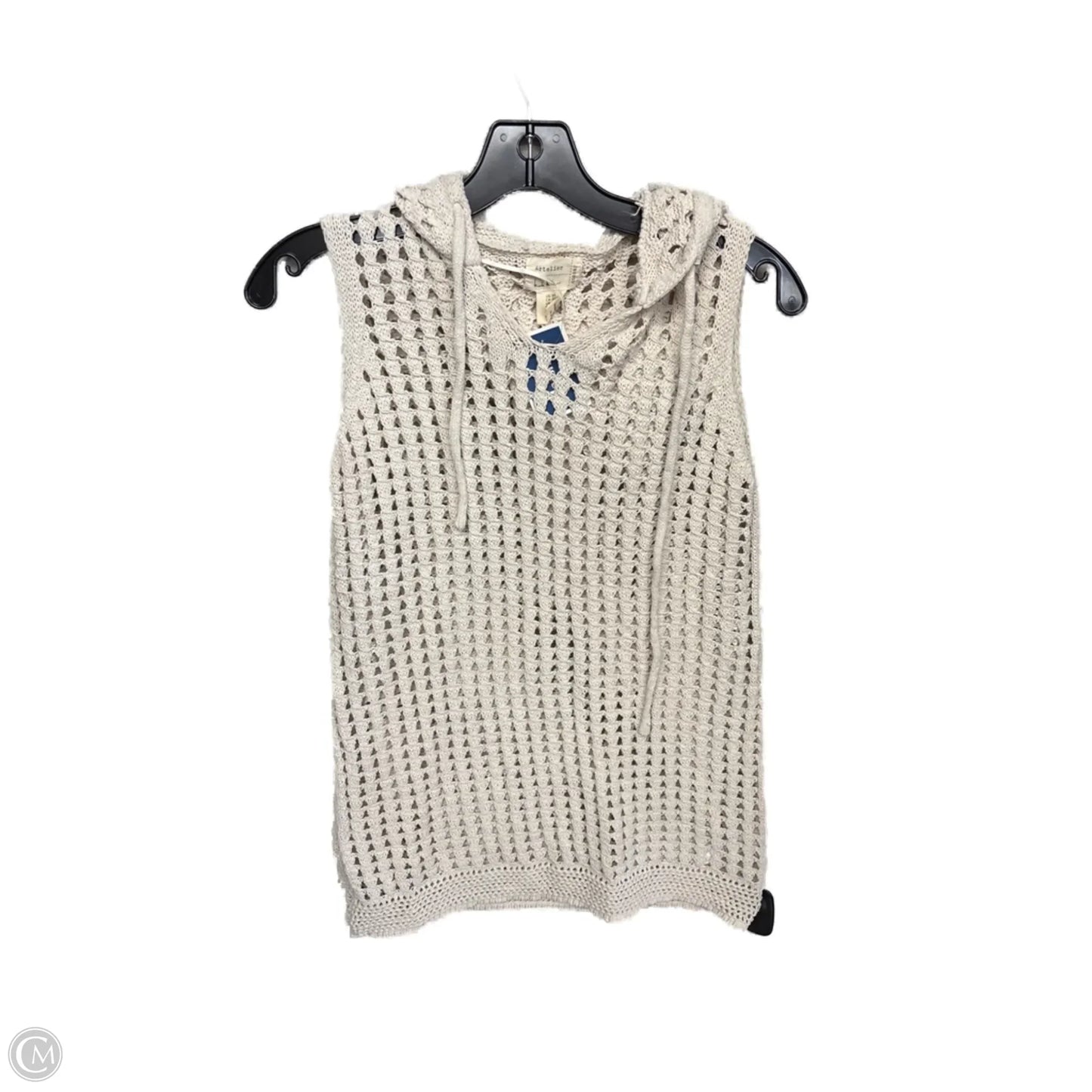 Sweater By Nicole Miller In Tan, Size: Xxl