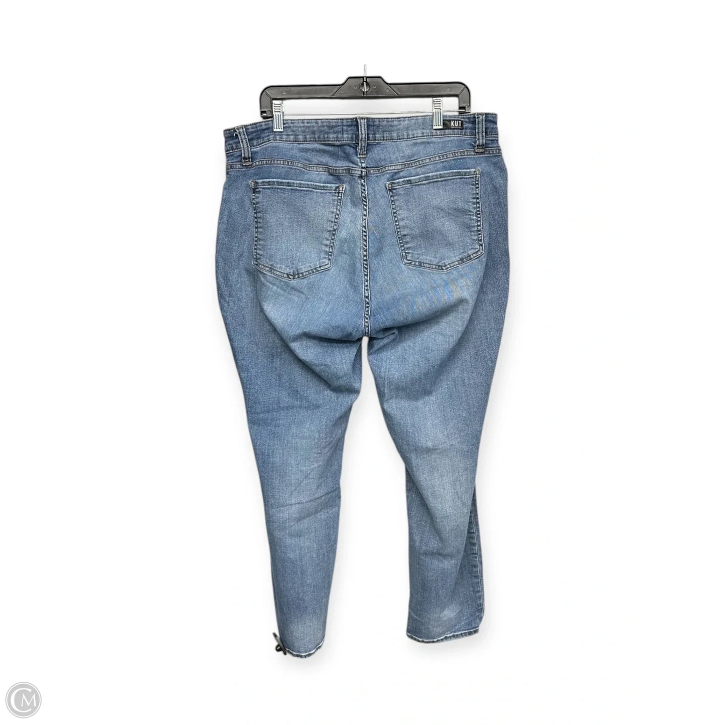 Jeans Boyfriend By Kut In Blue Denim, Size: 16