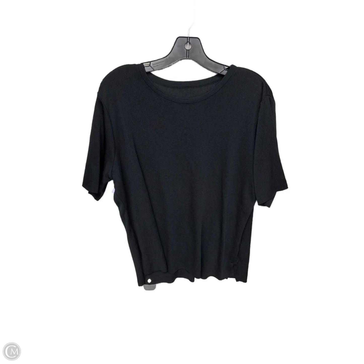 Top Short Sleeve Basic By Clothes Mentor In Black, Size: Xxl
