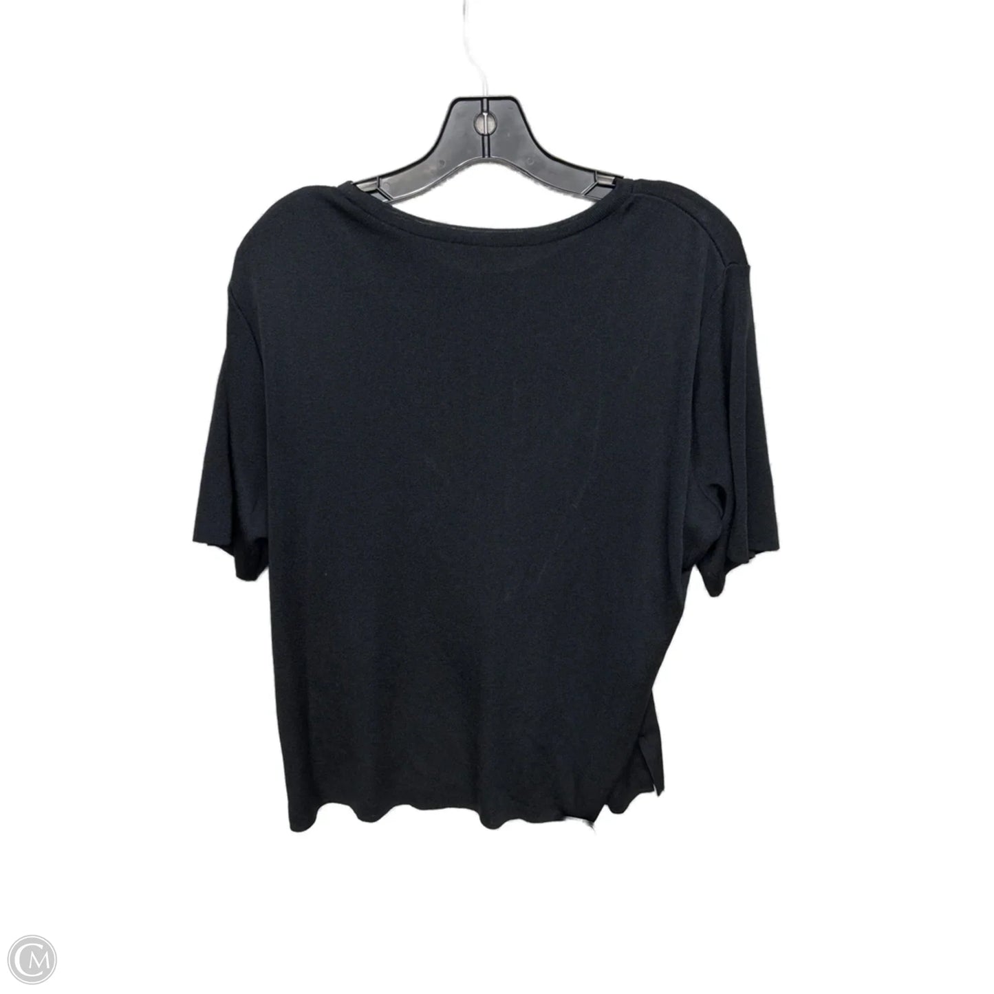 Top Short Sleeve Basic By Clothes Mentor In Black, Size: Xxl