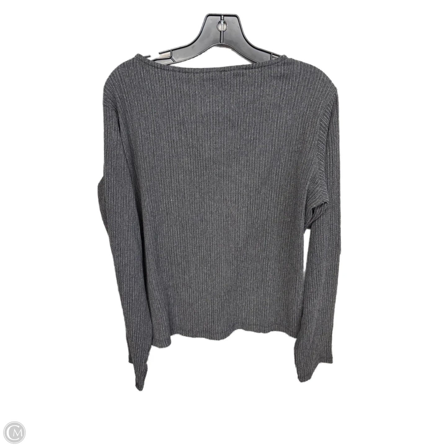 Cardigan By Clothes Mentor In Grey, Size: 16