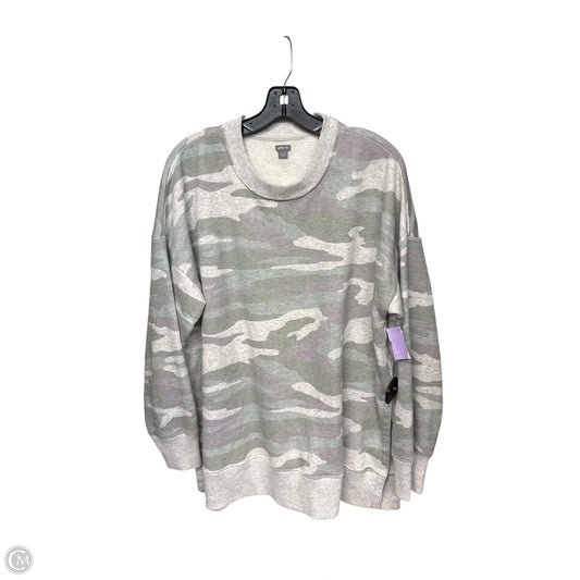 Sweatshirt Crewneck By Aerie In Camouflage Print, Size: M