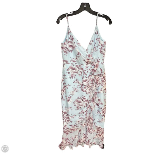 Dress Casual Midi By Bardot In Blue & Purple, Size: S