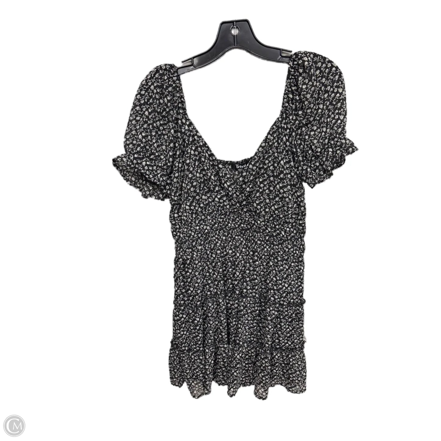 Dress Casual Short By Trixxi In Black & White, Size: L