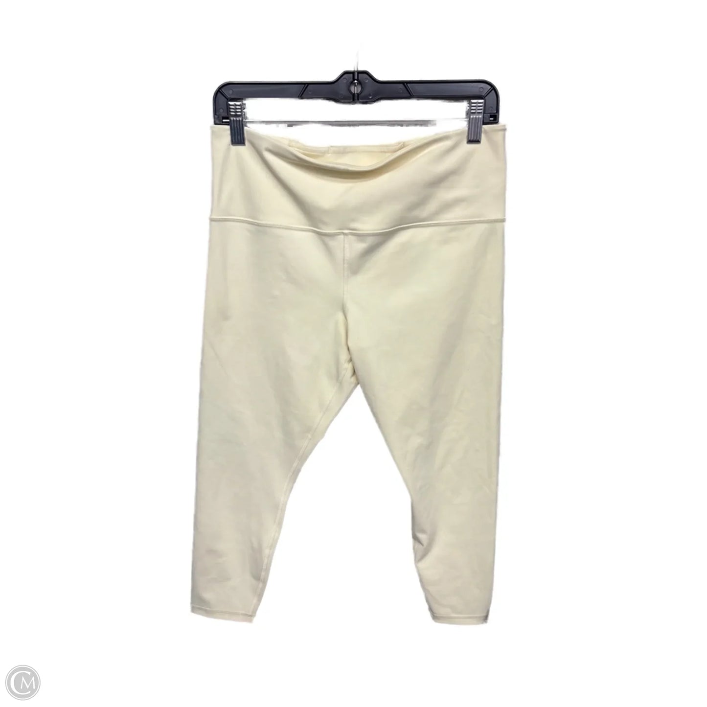 Athletic Capris By Athleta In Yellow, Size: L