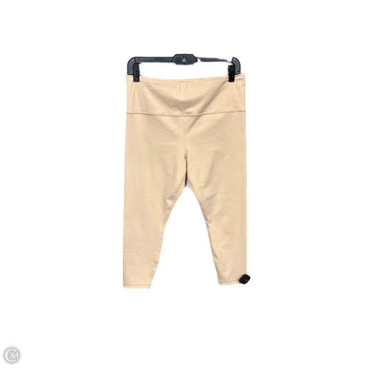 Athletic Capris By Athleta In Orange, Size: L