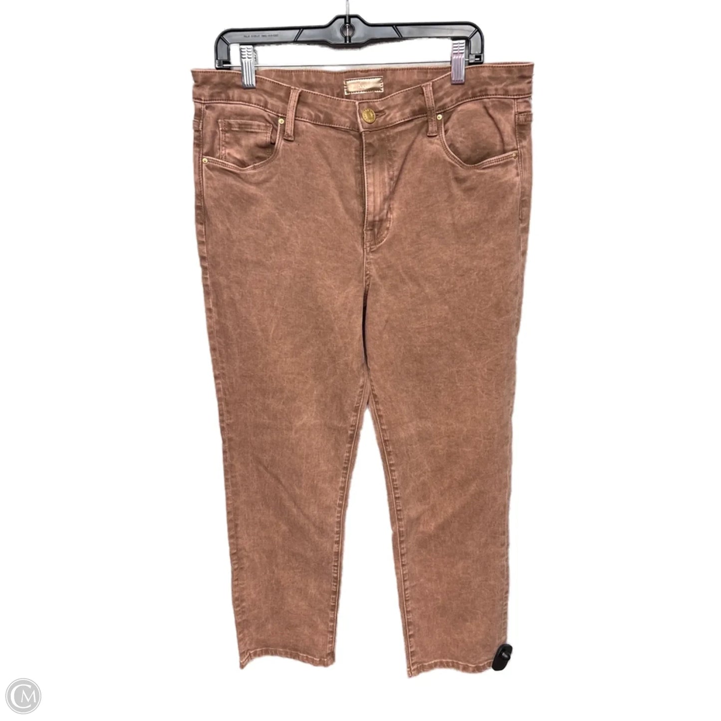 Jeans Straight By Kut In Orange, Size: 12