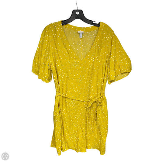 Dress Casual Short By A New Day In Yellow, Size: L
