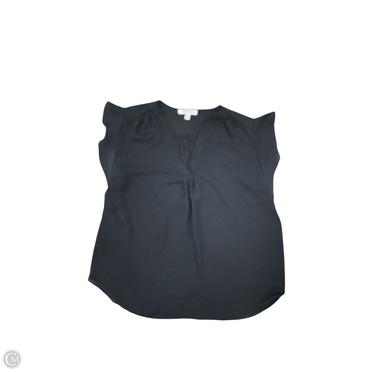 Top Short Sleeve By Chaus In Black, Size: Xl