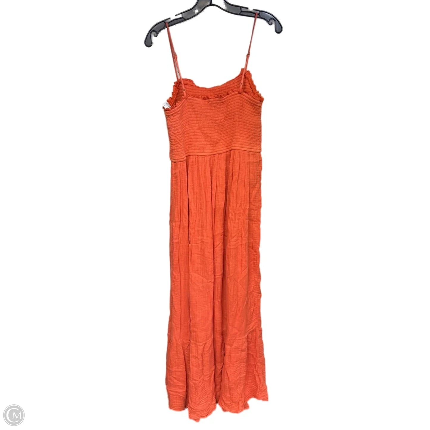 Dress Casual Maxi By Anthropologie In Orange, Size: M