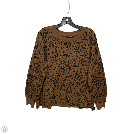 Sweater By J. Jill In Animal Print, Size: L
