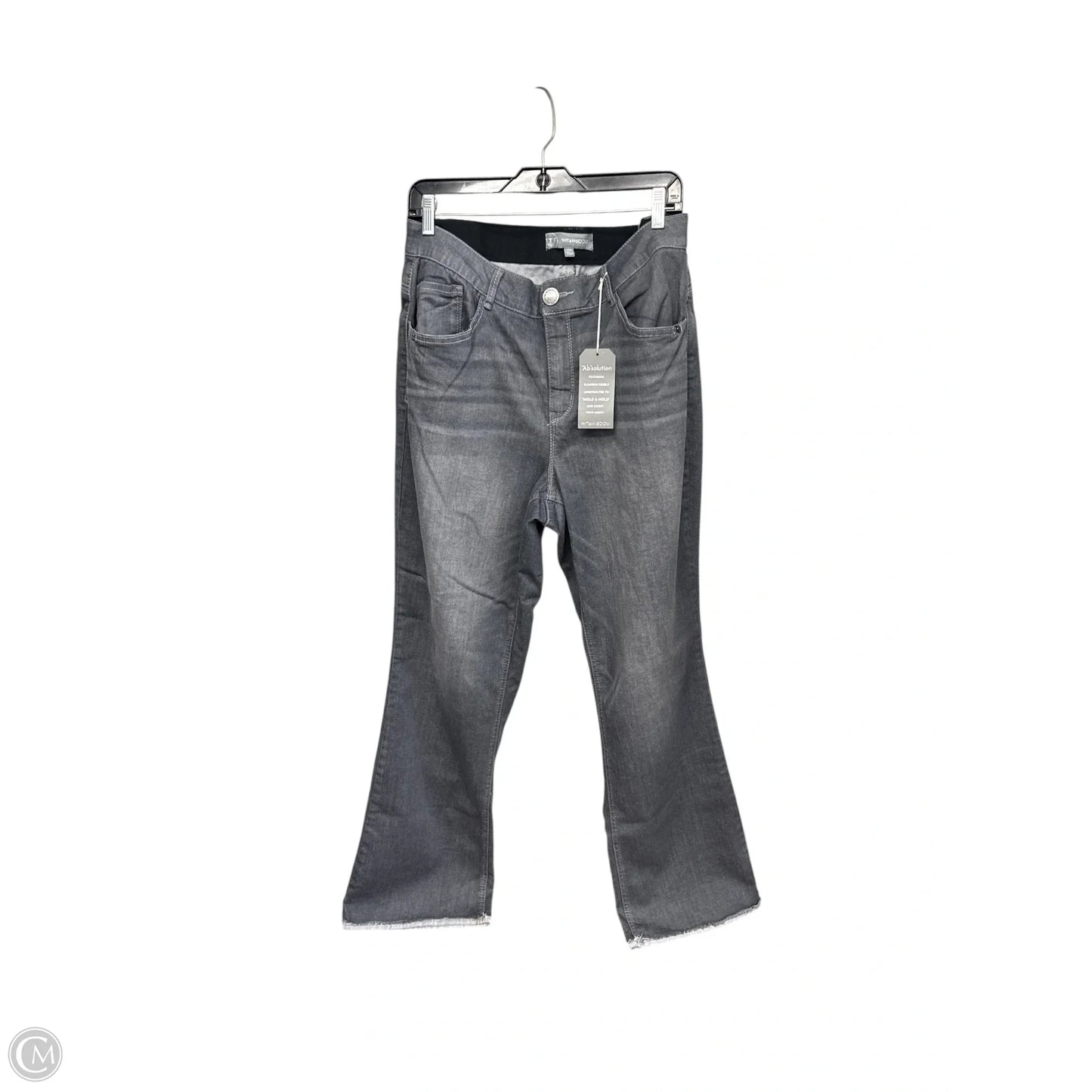 Jeans Flared By Wit & Wisdom In Grey, Size: 16