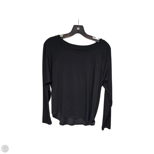 Athletic Top Long Sleeve Crewneck By Athleta In Black, Size: Xs