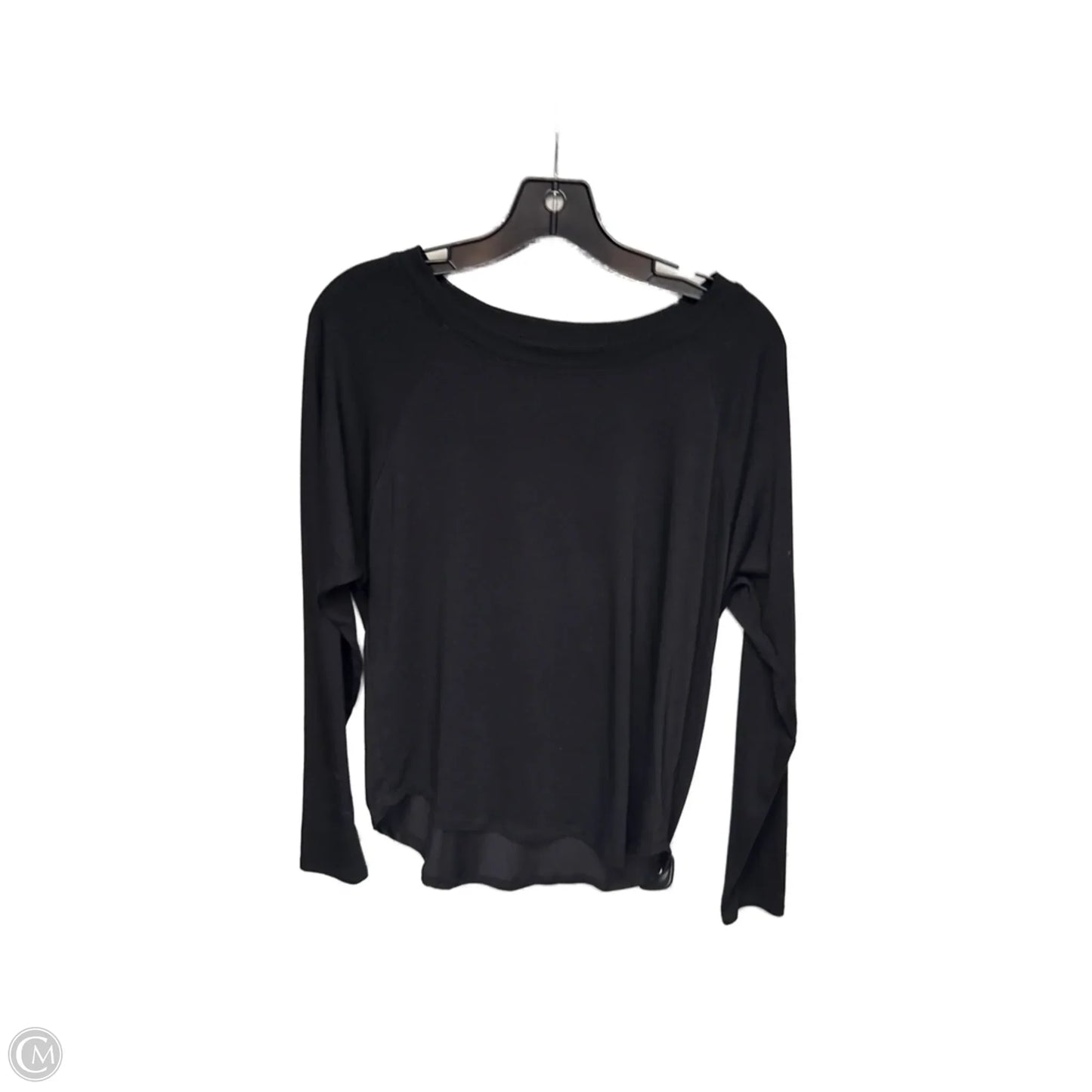 Athletic Top Long Sleeve Crewneck By Athleta In Black, Size: Xs