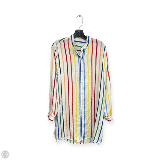 Dress Casual Midi By Summersalt In Striped Pattern, Size: M