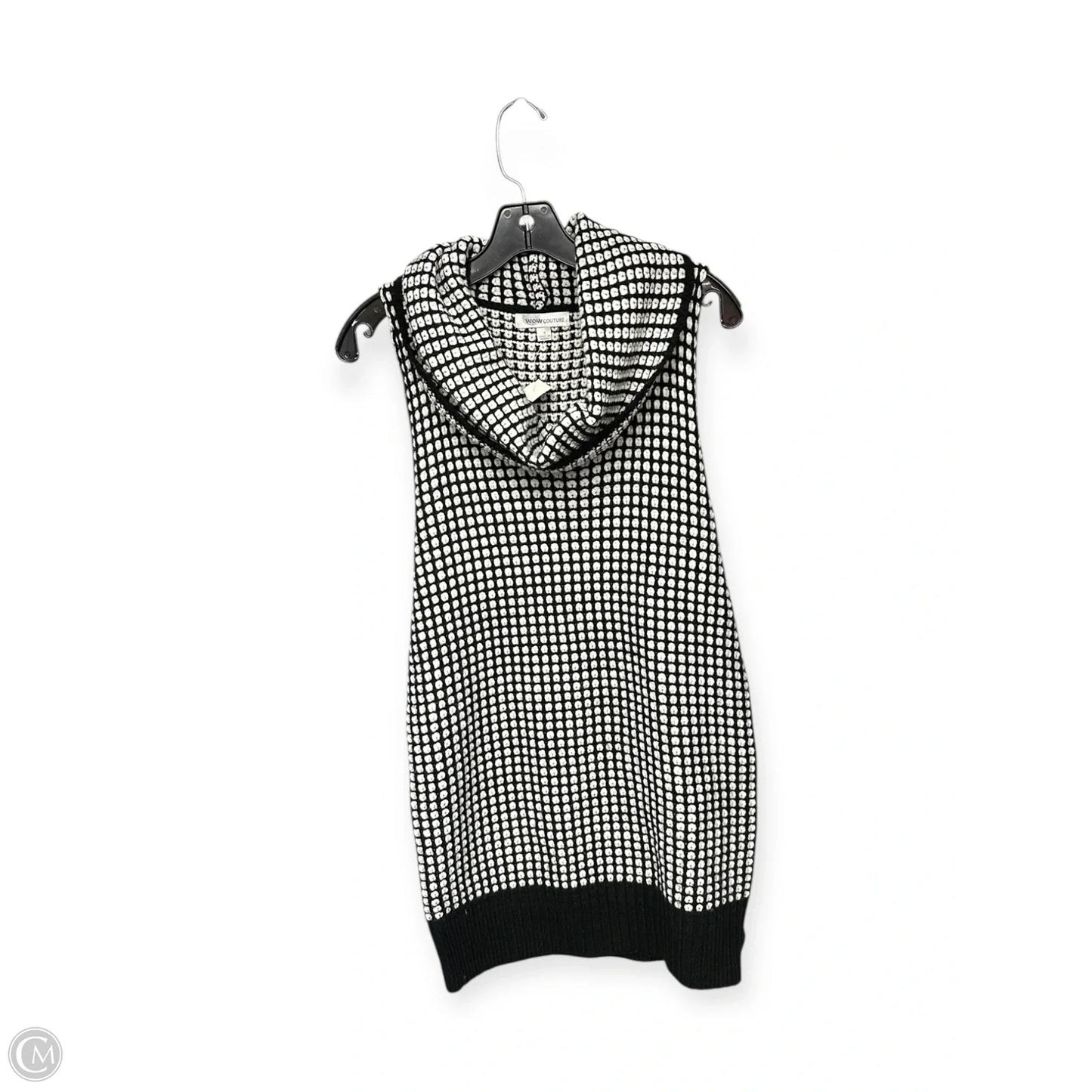 Sweater By Clothes Mentor In Black & White, Size: S