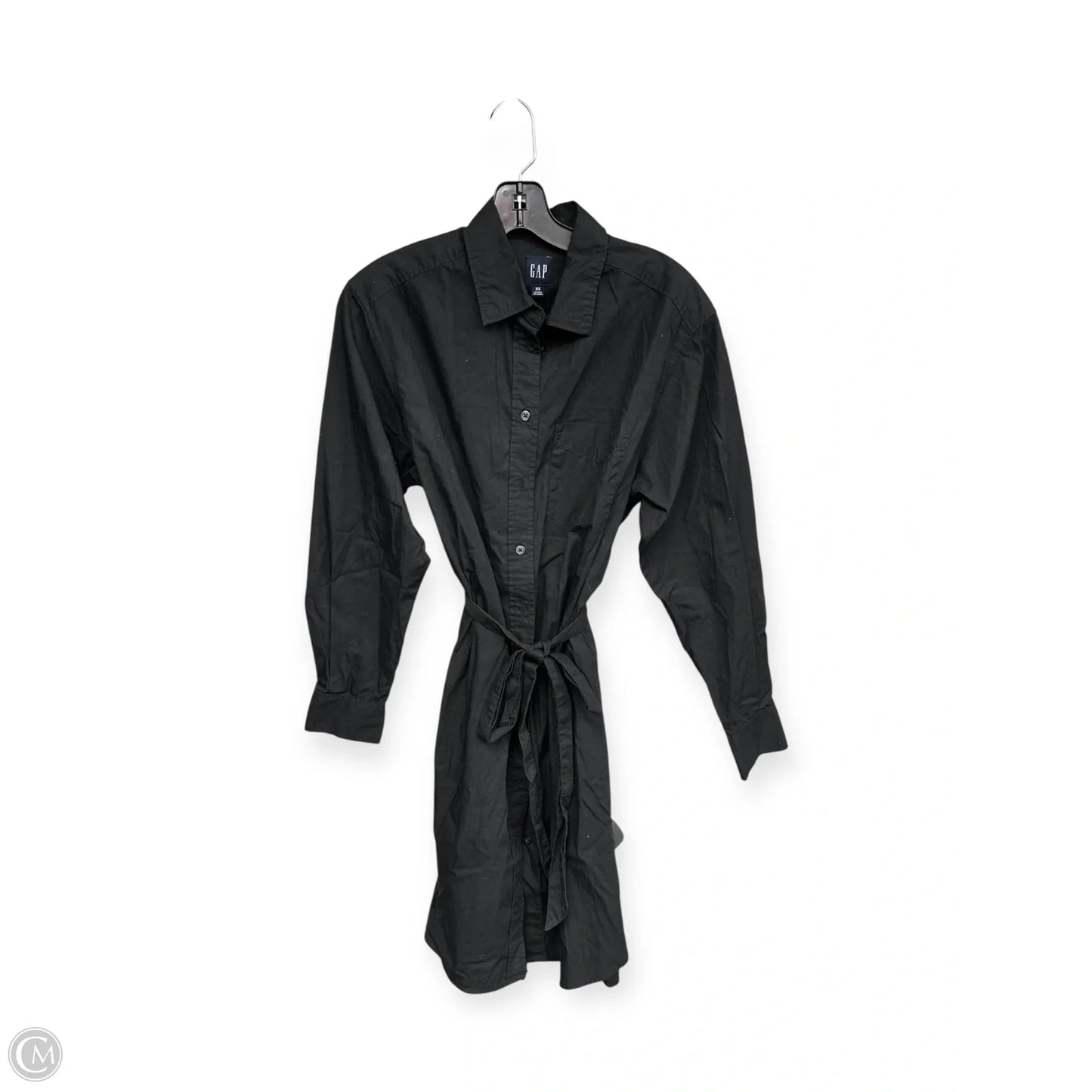 Dress Casual Midi By Gap In Black, Size: Xs