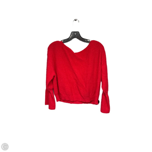 Sweater By Anthropologie In Red, Size: M