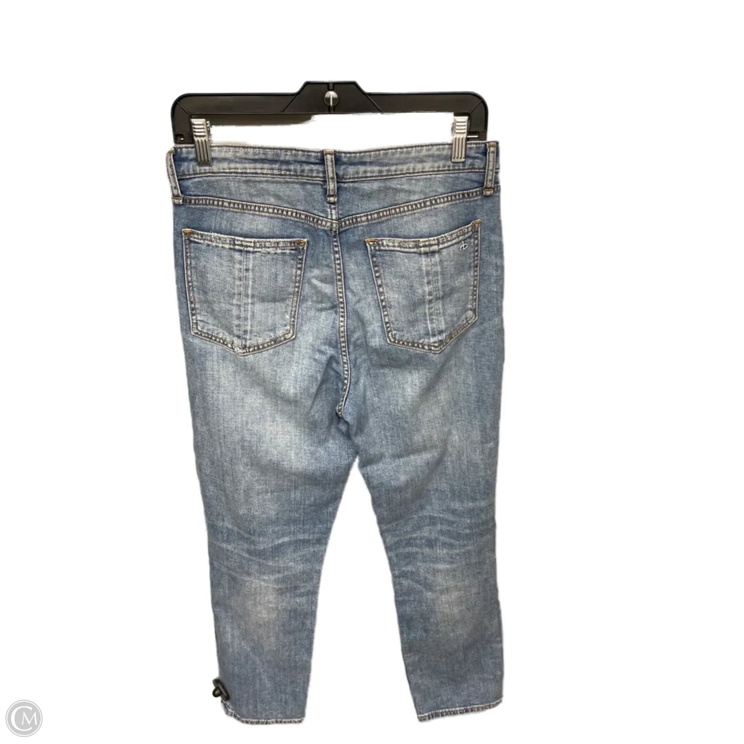Jeans Skinny By Rag And Bone In Blue Denim, Size: 6