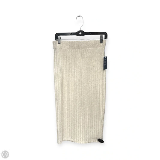 Skirt Midi By Universal Thread In Cream, Size: M
