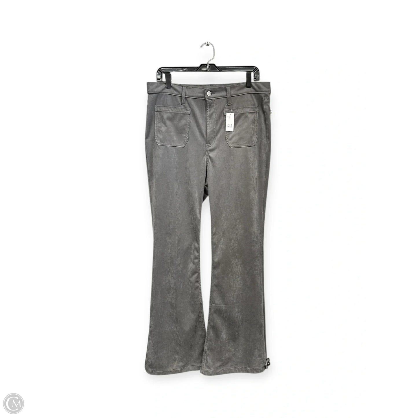 Jeans Flared By Gap In Grey, Size: 14