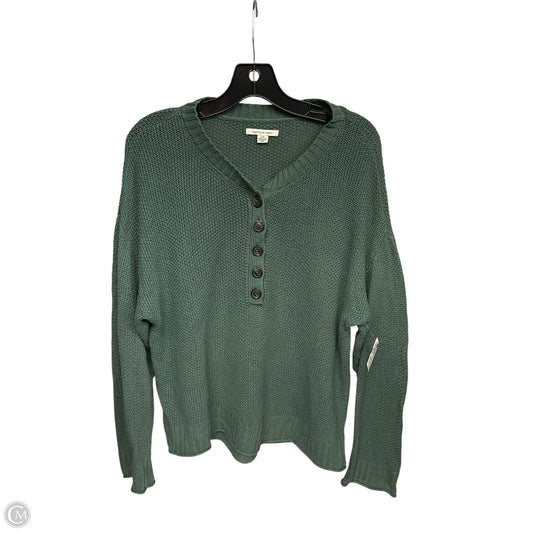 Sweater By American Eagle In Green, Size: L