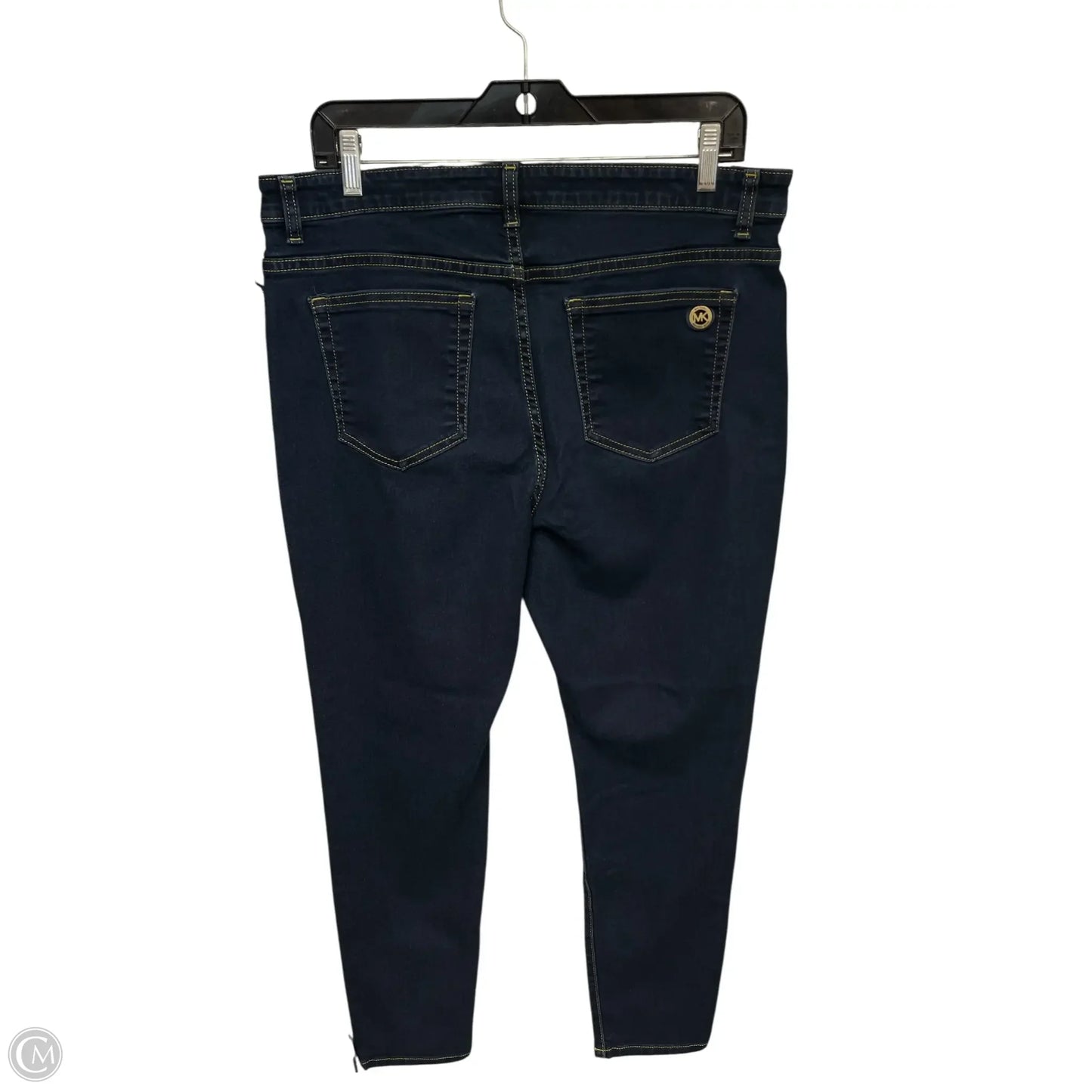 Jeans Skinny By Michael By Michael Kors In Blue Denim, Size: 14