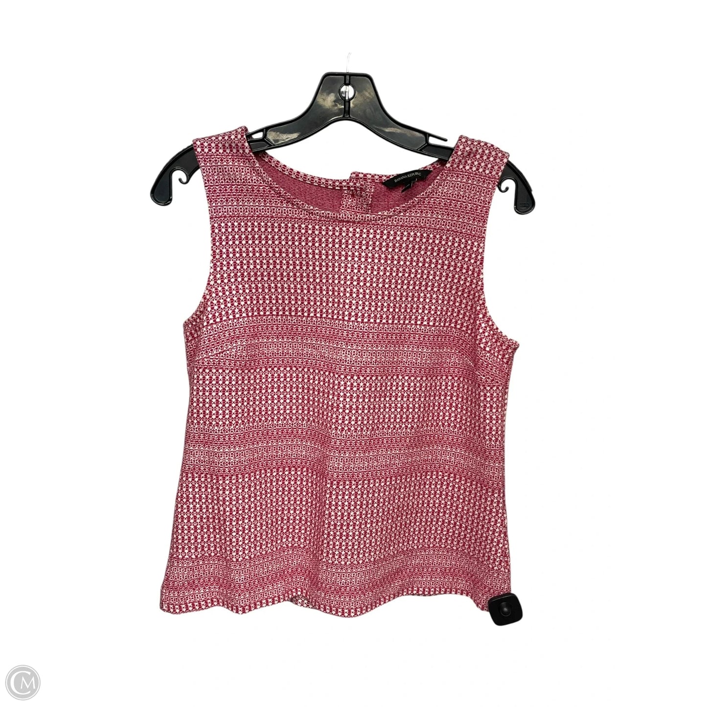 Top Sleeveless By Banana Republic In Red, Size: S