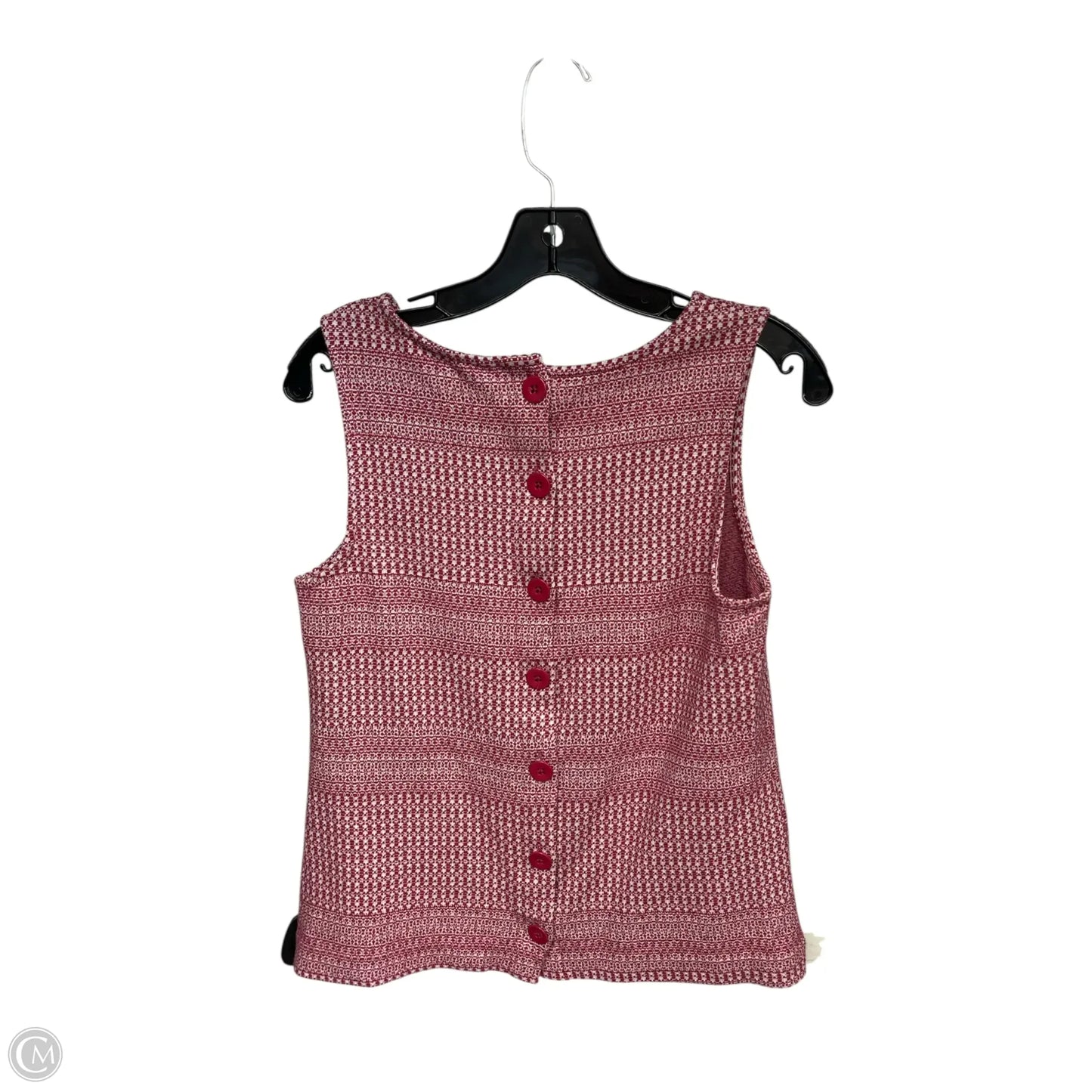 Top Sleeveless By Banana Republic In Red, Size: S