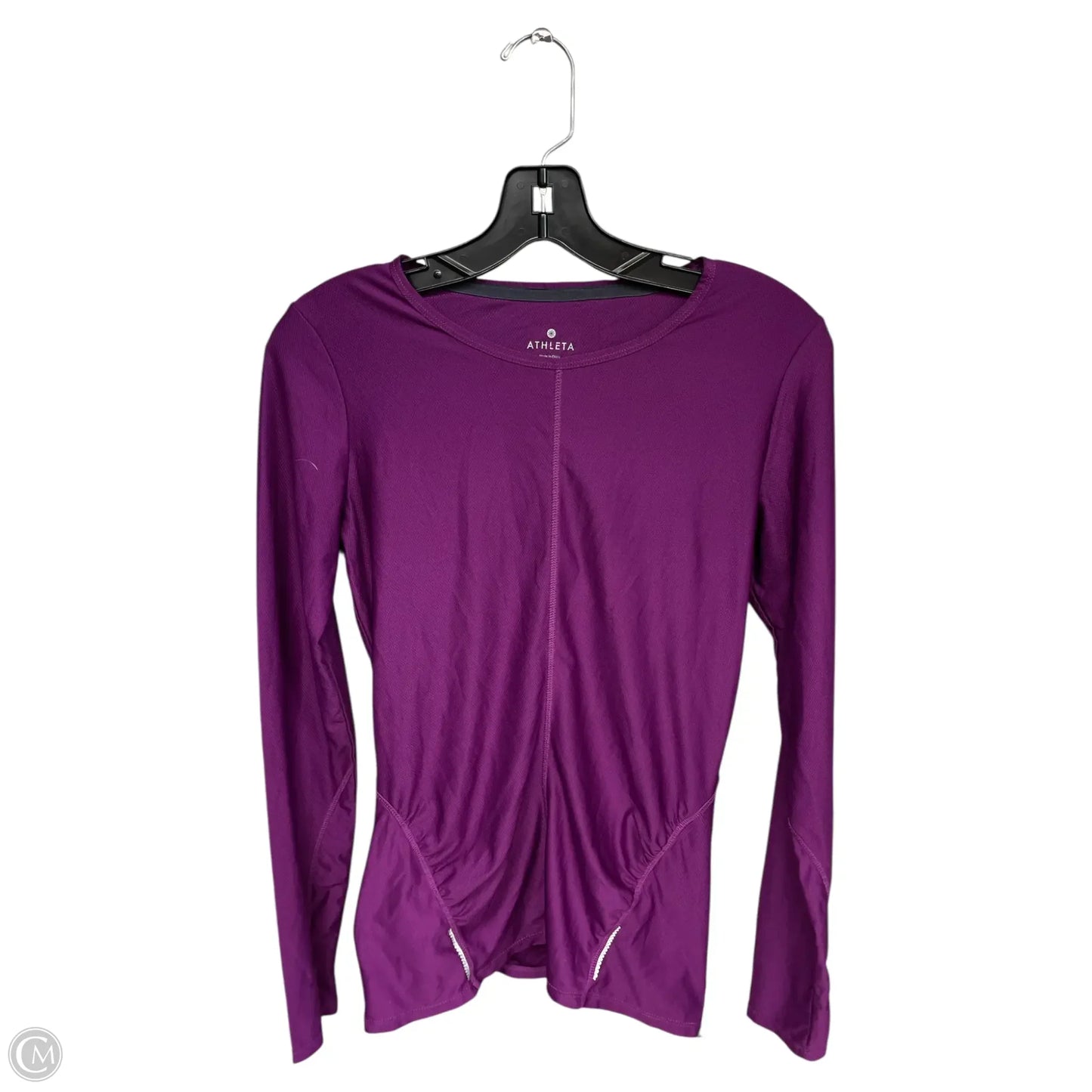 Athletic Top Long Sleeve Crewneck By Athleta In Purple, Size: S