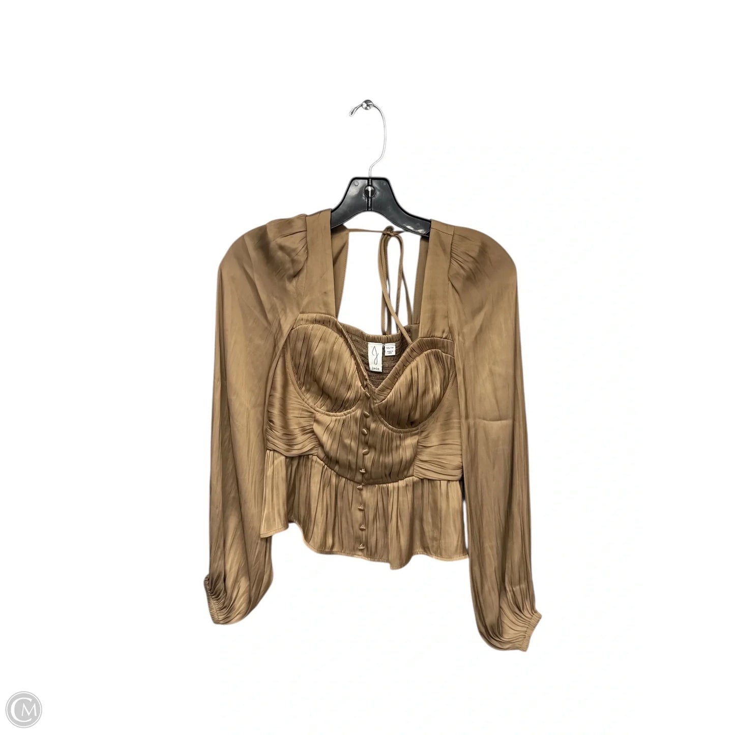 Top Long Sleeve By Joie In Brown, Size: Xs