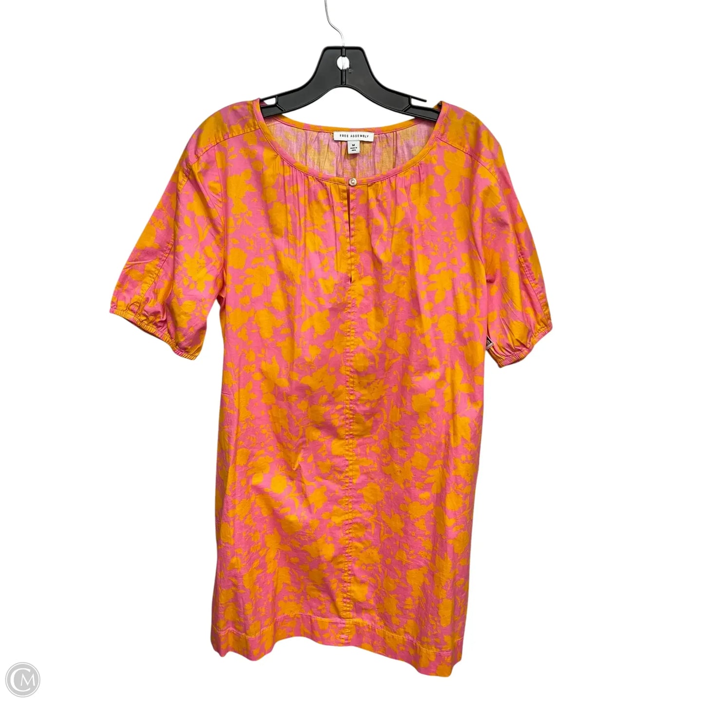 Dress Casual Short By Free Assembly In Orange & Pink, Size: M