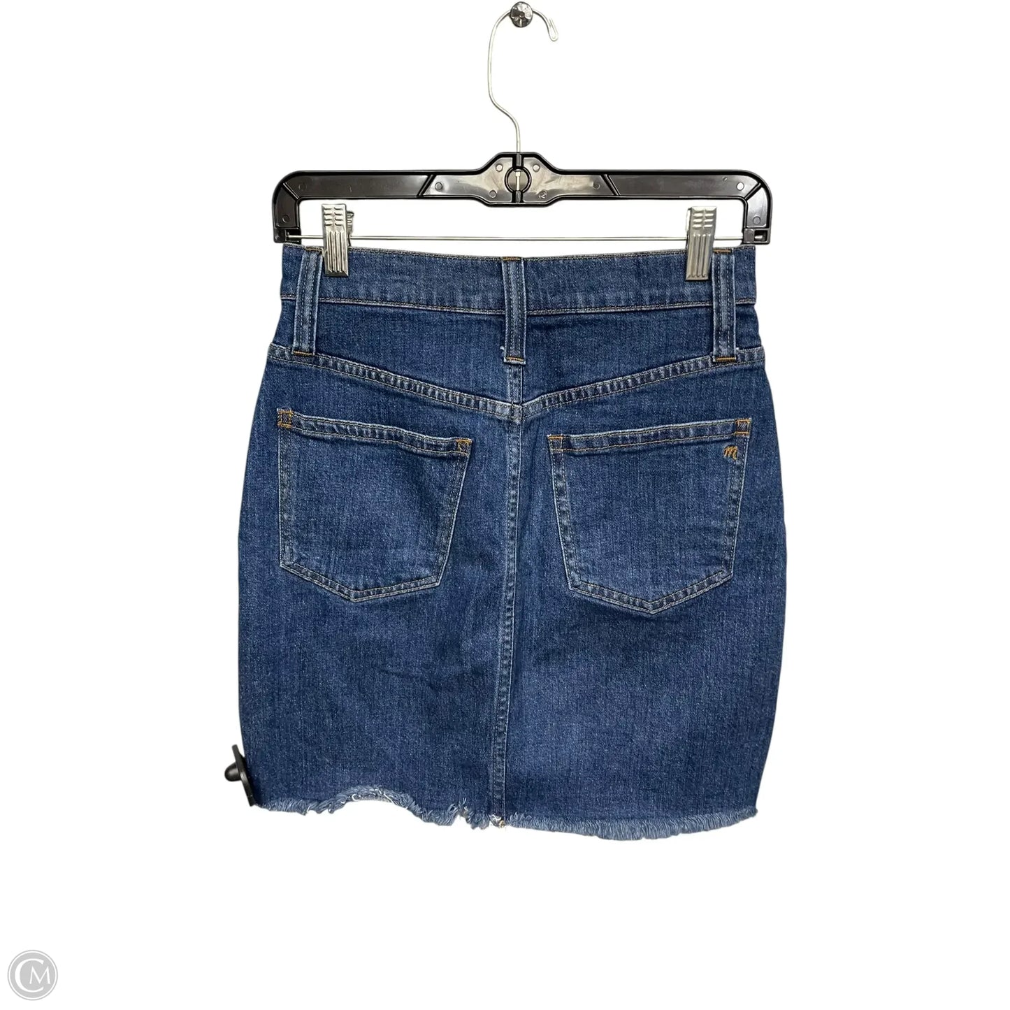Skirt Mini & Short By Madewell In Blue Denim, Size: 0