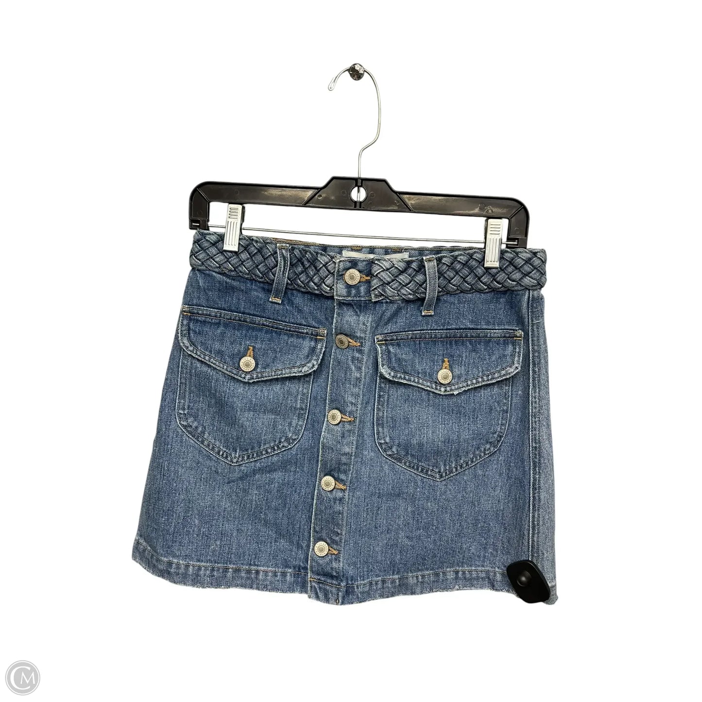 Skirt Mini & Short By Tularosa In Blue Denim, Size: 2